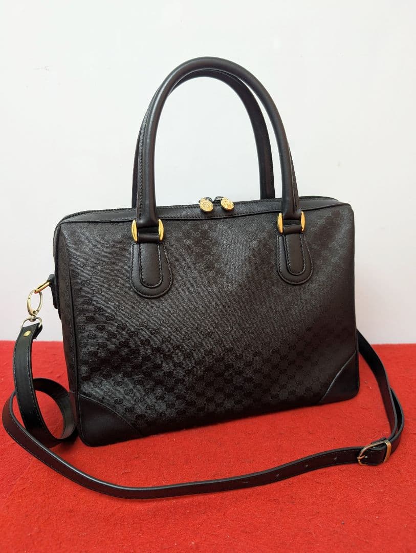 美品 極希少！gucci マイクロGG 2wayハンドバッグ ショルダーバッグ