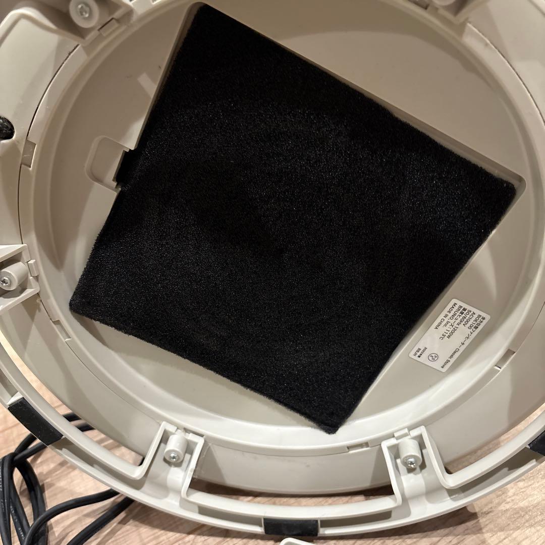 BRUNO 電気ヒーター 円筒形 ホワイト