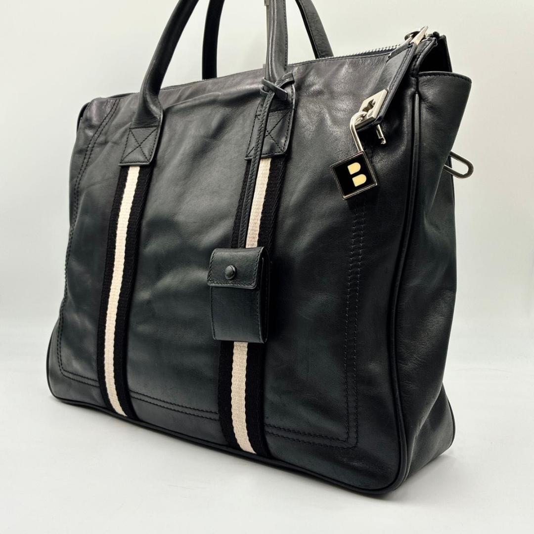 てつ　BALLY ビジネスバッグ ブリーフ トレスポ レザー 南京 A4