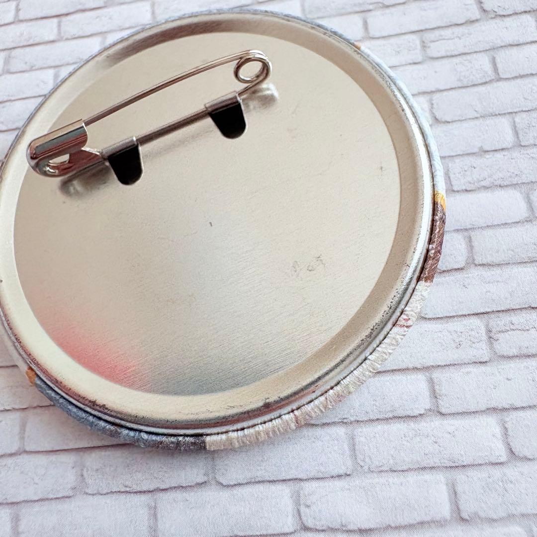 NARUTO J-WORLD 絆　和紙缶バッジ　日向ネジ