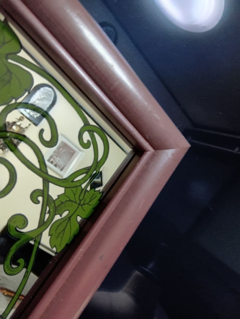 希少型　1980's　非売品　ノベルティ　ヘネシー　パブミラー