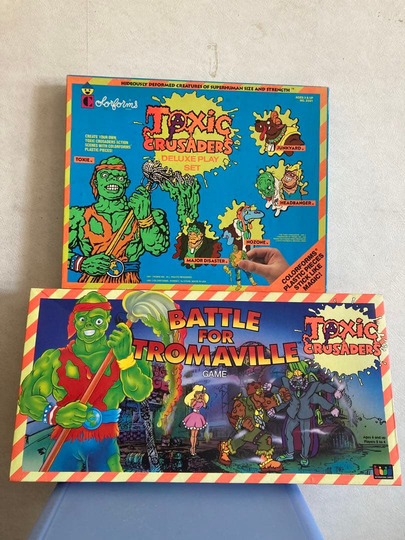 B級 US TOY 悪魔の毒々モンスター　ボードゲーム？2点セット