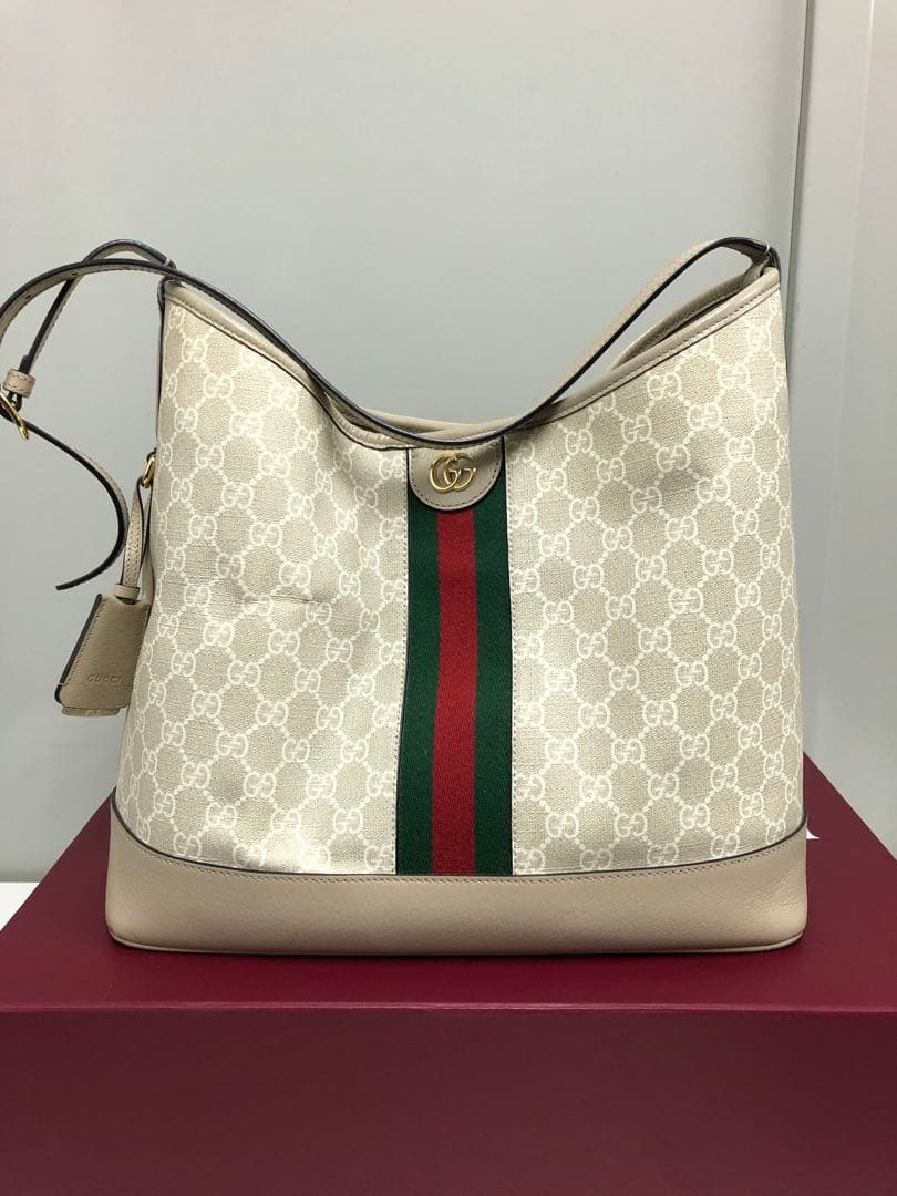 Gucci スプリームGGキャンバス　ショルダーバッグ　オフィディアダブルGロゴ