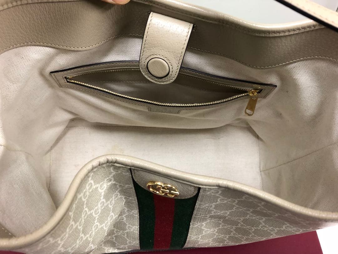 Gucci スプリームGGキャンバス　ショルダーバッグ　オフィディアダブルGロゴ