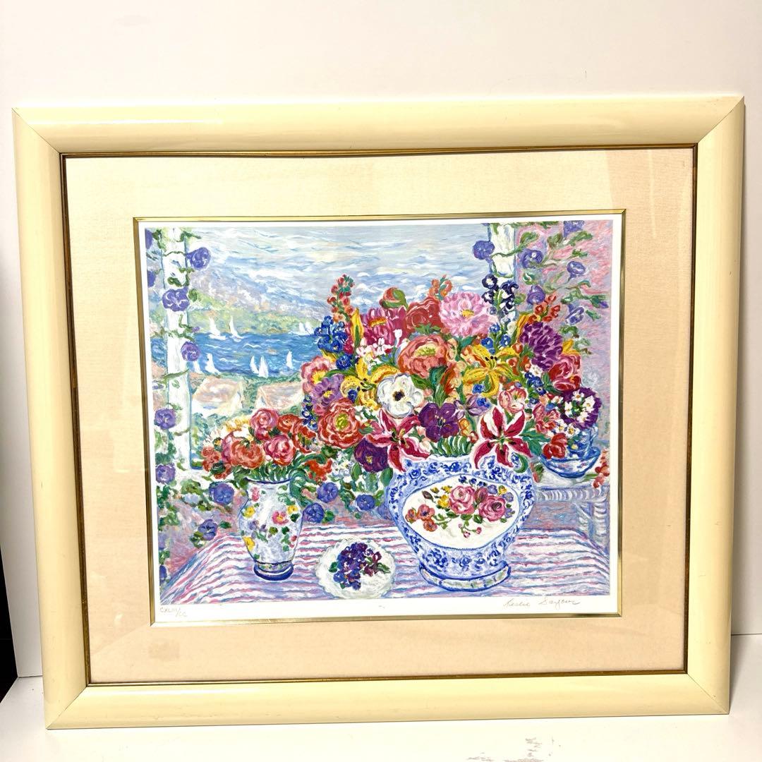 レスリー・セイヤー 「サウサリート」直筆サイン シルクスクリーン