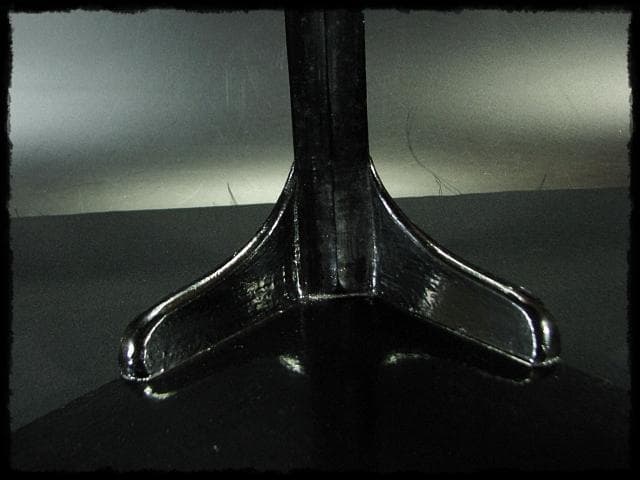 宗旦好 黒一閑 高麗卓 棚物 千家 茶道具 元紙箱 f273