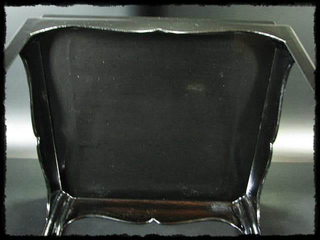 宗旦好 黒一閑 高麗卓 棚物 千家 茶道具 元紙箱 f273