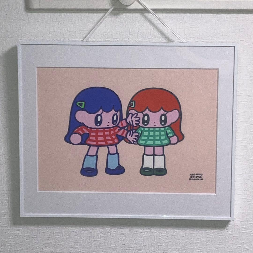 モニョチタポミチ　おーいモニョガール　orange ジークレープリント