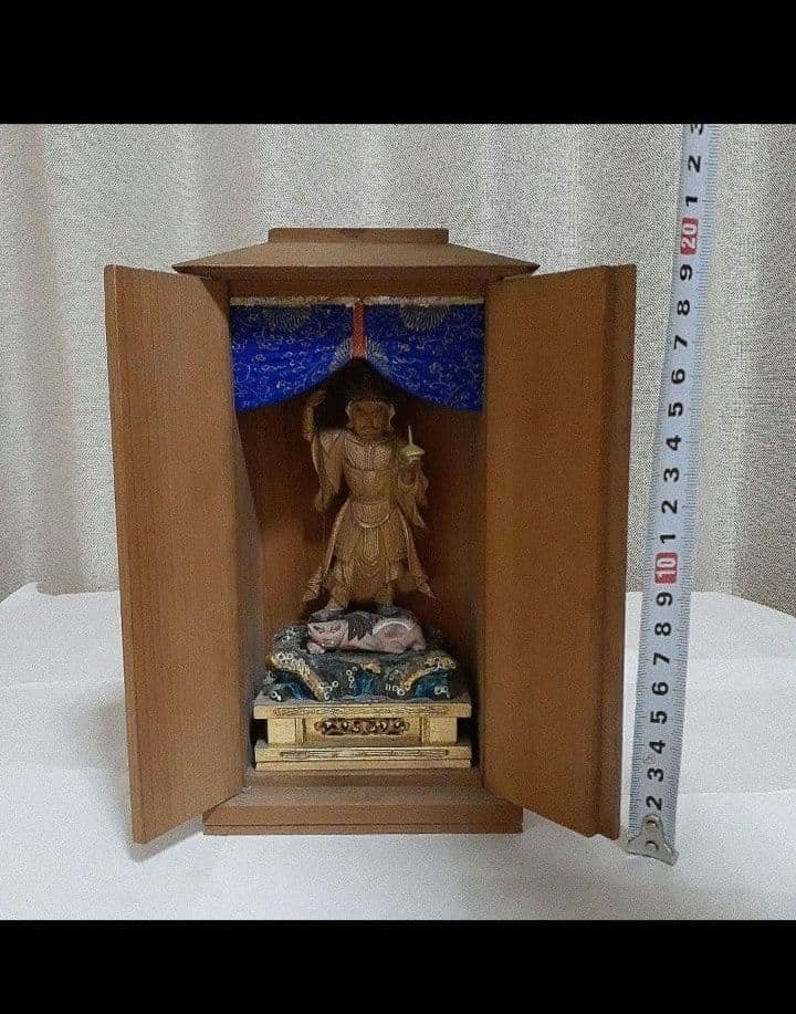 毘沙門天　仏像 　厨子