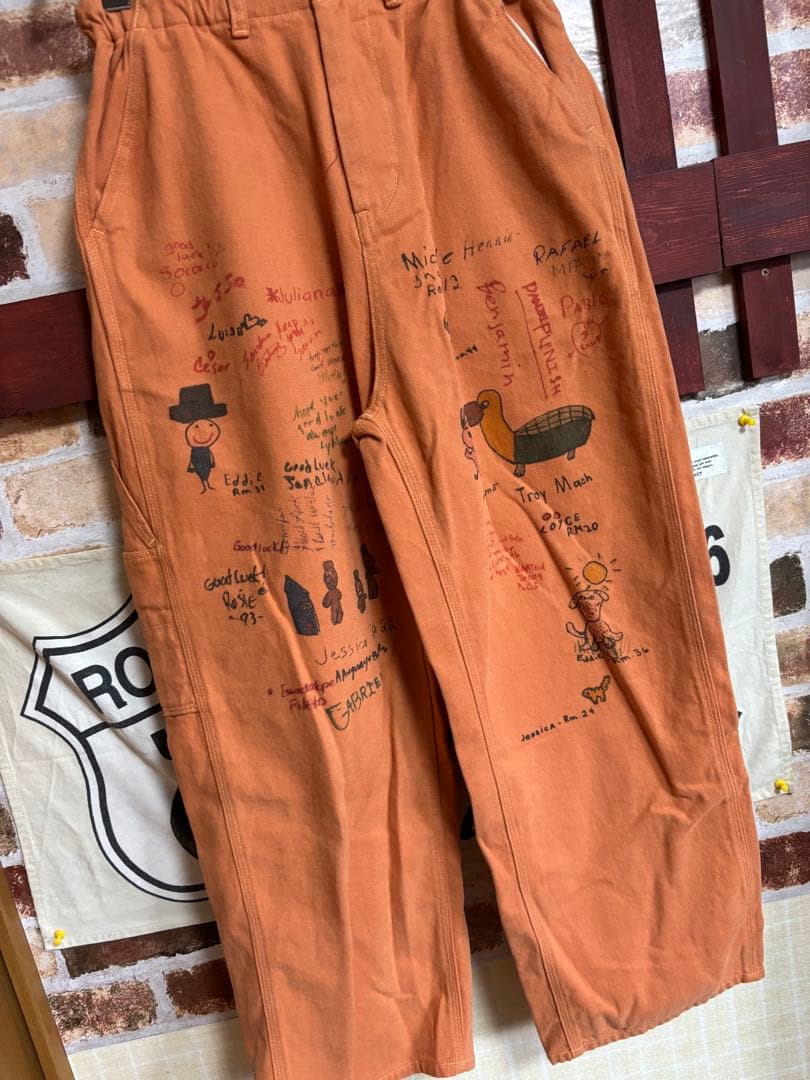 デニム＆ダンガリー DENIM DUNGAREE ラクガキロングパンツ 新品02