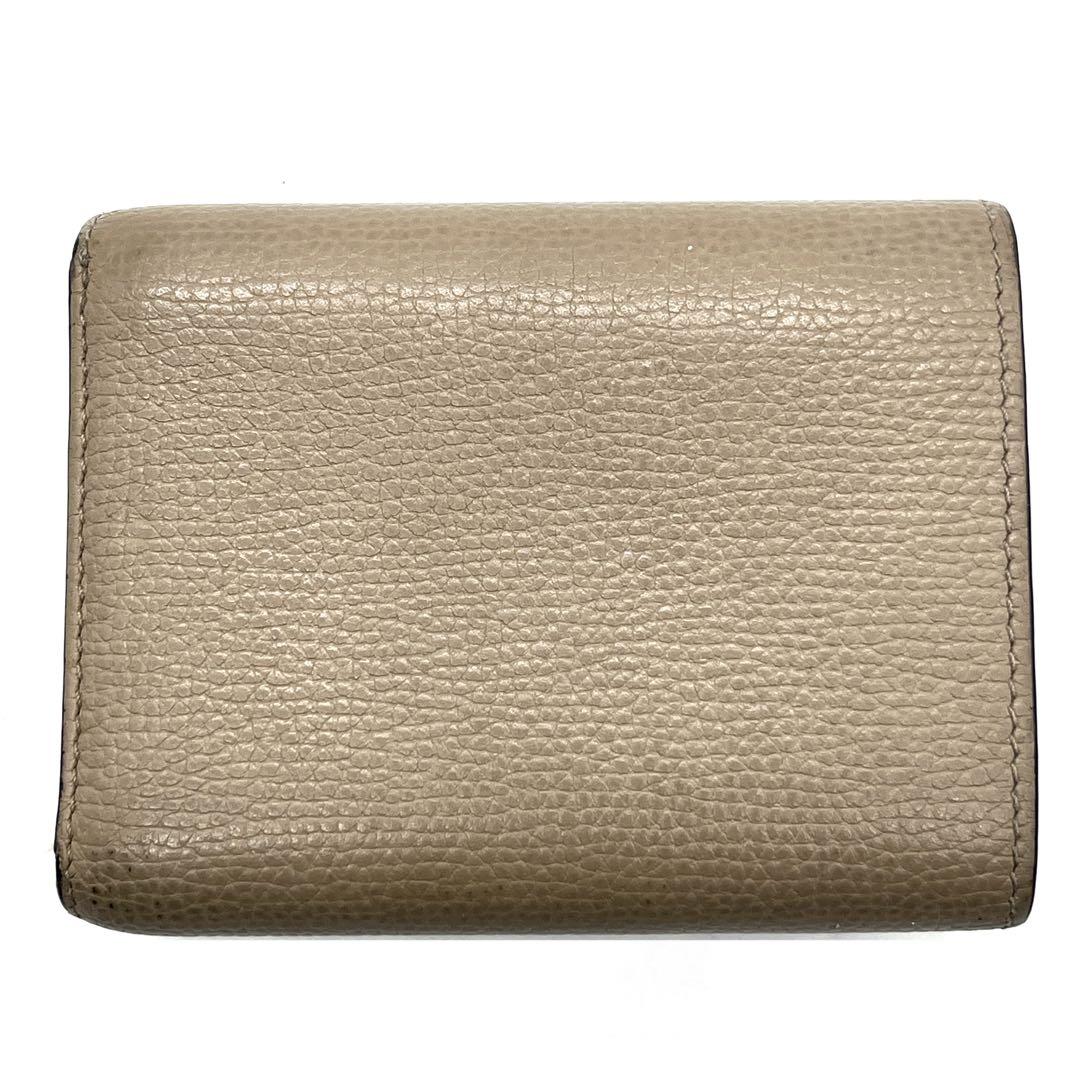 ロエベ アナグラム トライフォールド コンパクトウォレット 三つ折り財布