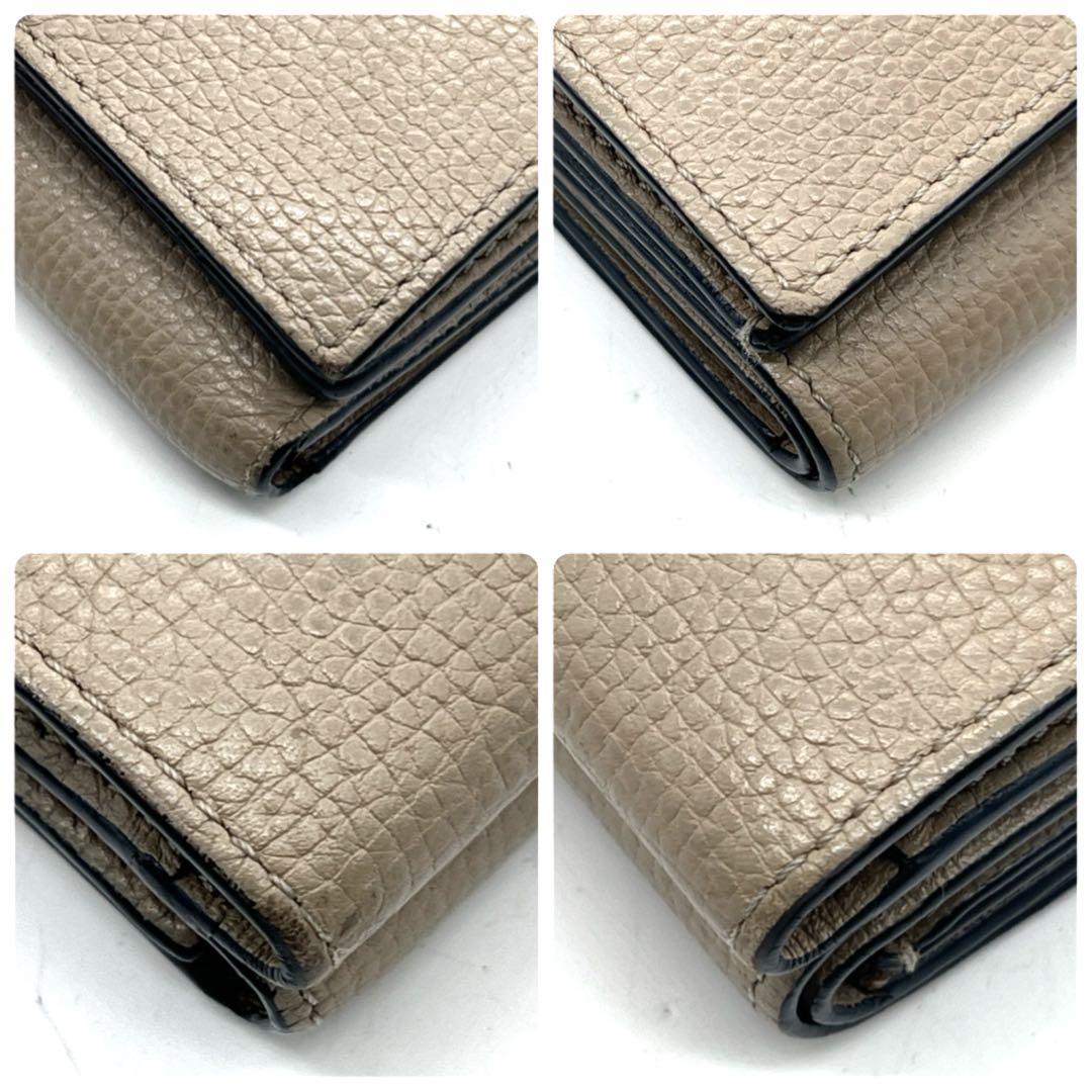 ロエベ アナグラム トライフォールド コンパクトウォレット 三つ折り財布