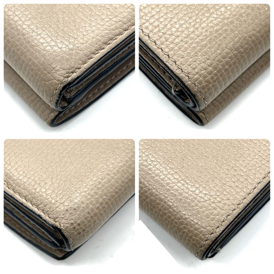 ロエベ アナグラム トライフォールド コンパクトウォレット 三つ折り財布