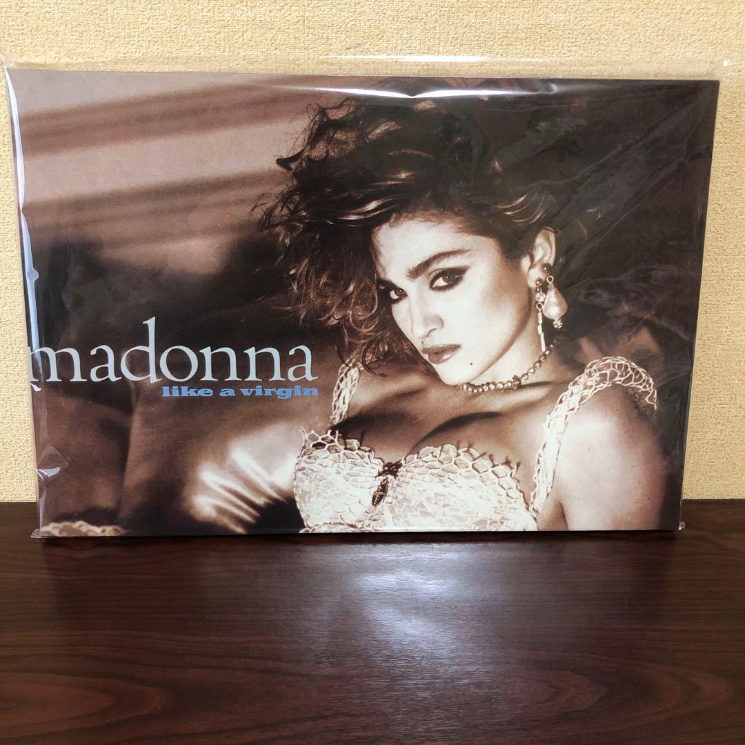 ポスター☆MADONNA／マドンナ／ライク・ア・ヴァージン／木枠／キャンバス地