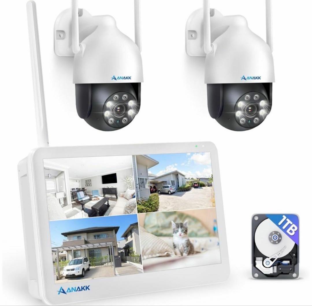 【500万画素対応・360°全方位監視・夜間カラー撮影】防犯カメラ