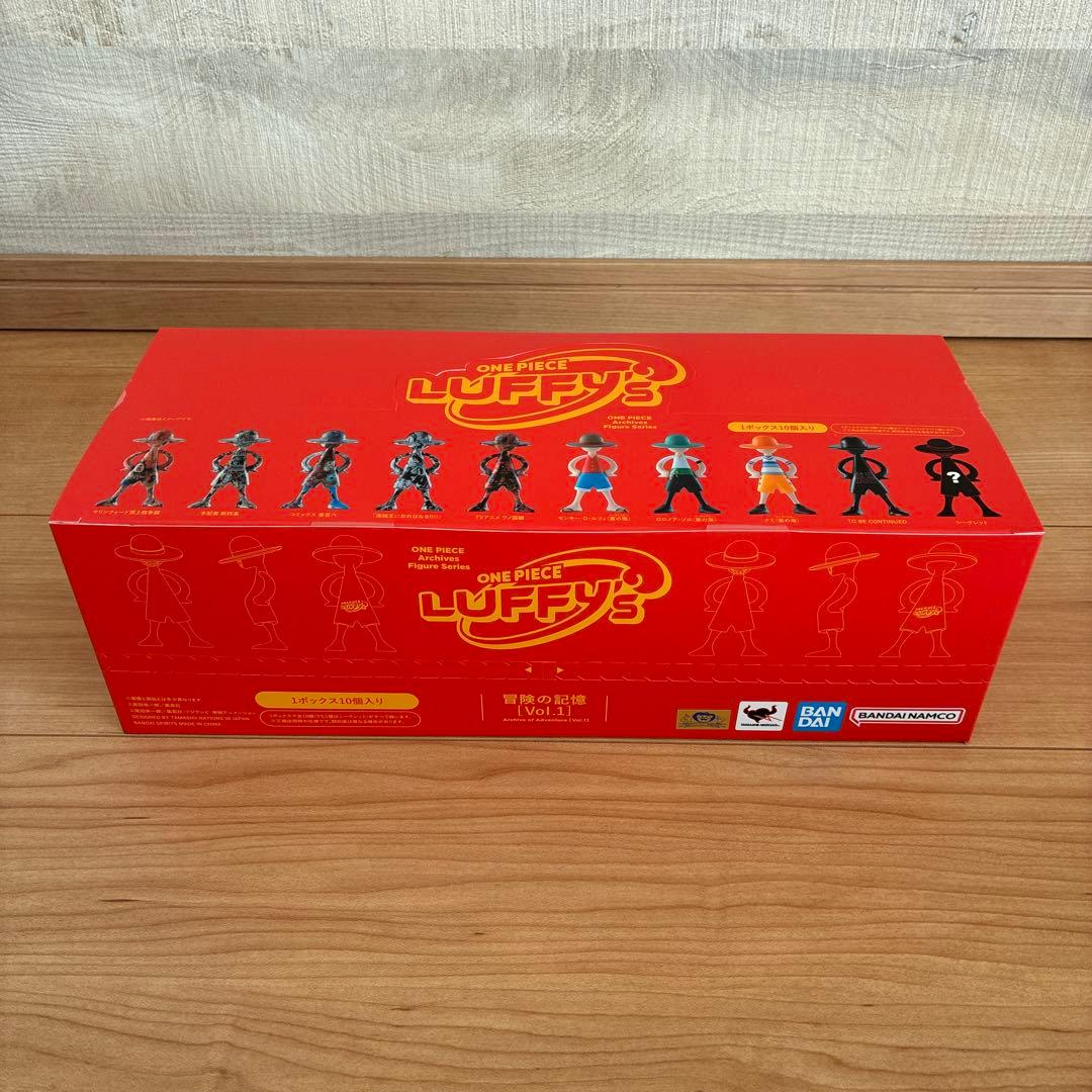 LUFFY's 冒険の記憶 Vol.1 1BOX 10個入 新品未開封