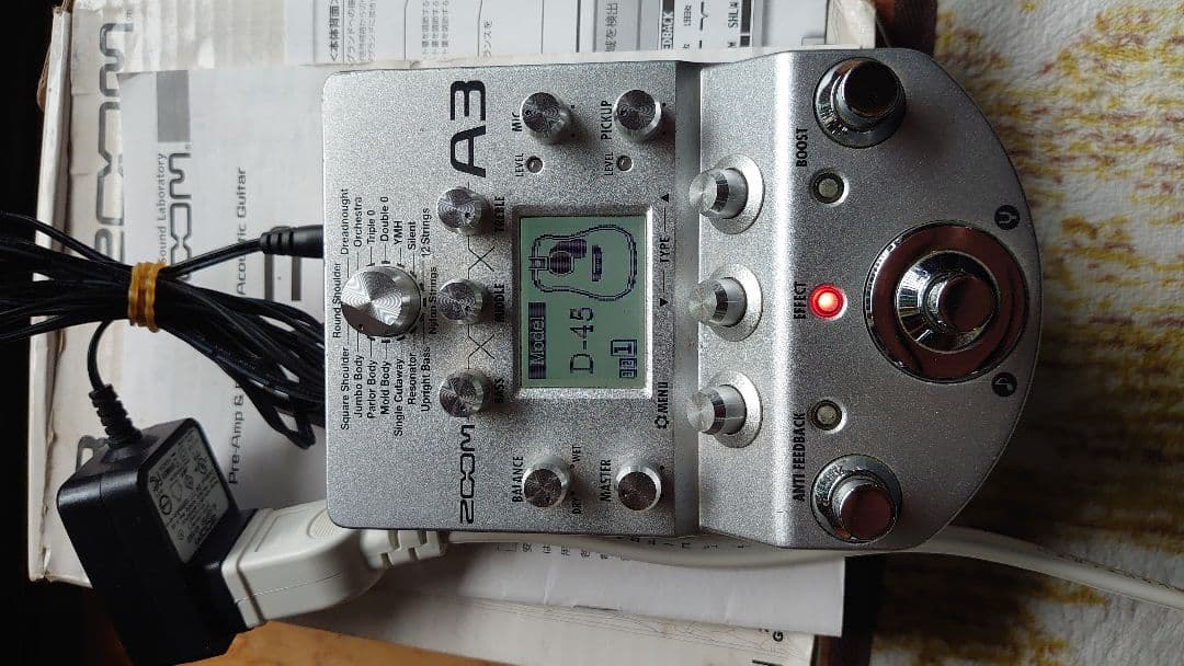 Zoom A3 アコースティックエフェクター