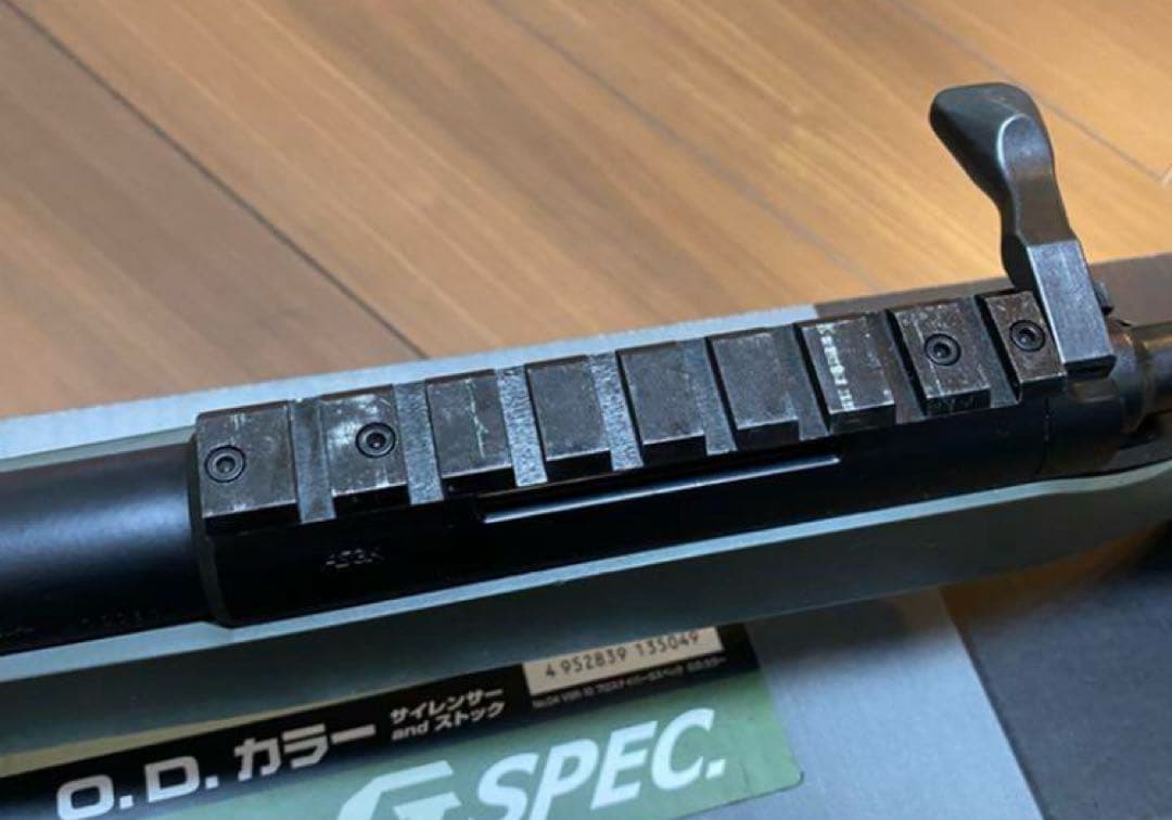東京マルイVSR-10 Gspec O.D.カラーマガジンスリング　スコープ付き