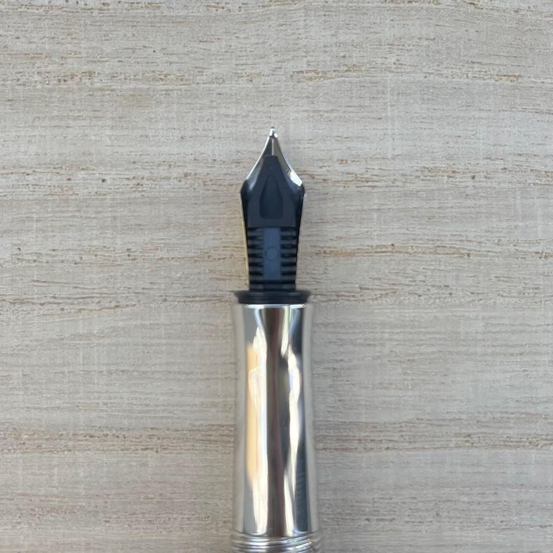 みつはしファーバーカステル クラシック エボニー プラチナ 万年筆 F