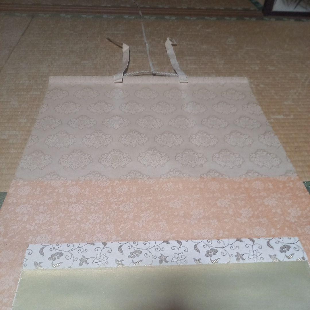 日本画　掛け軸　骨董　小川大進作　「牛童子」