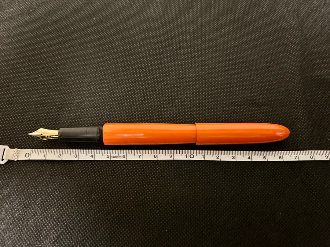 大橋堂　万年筆　漆塗り(朱色)
