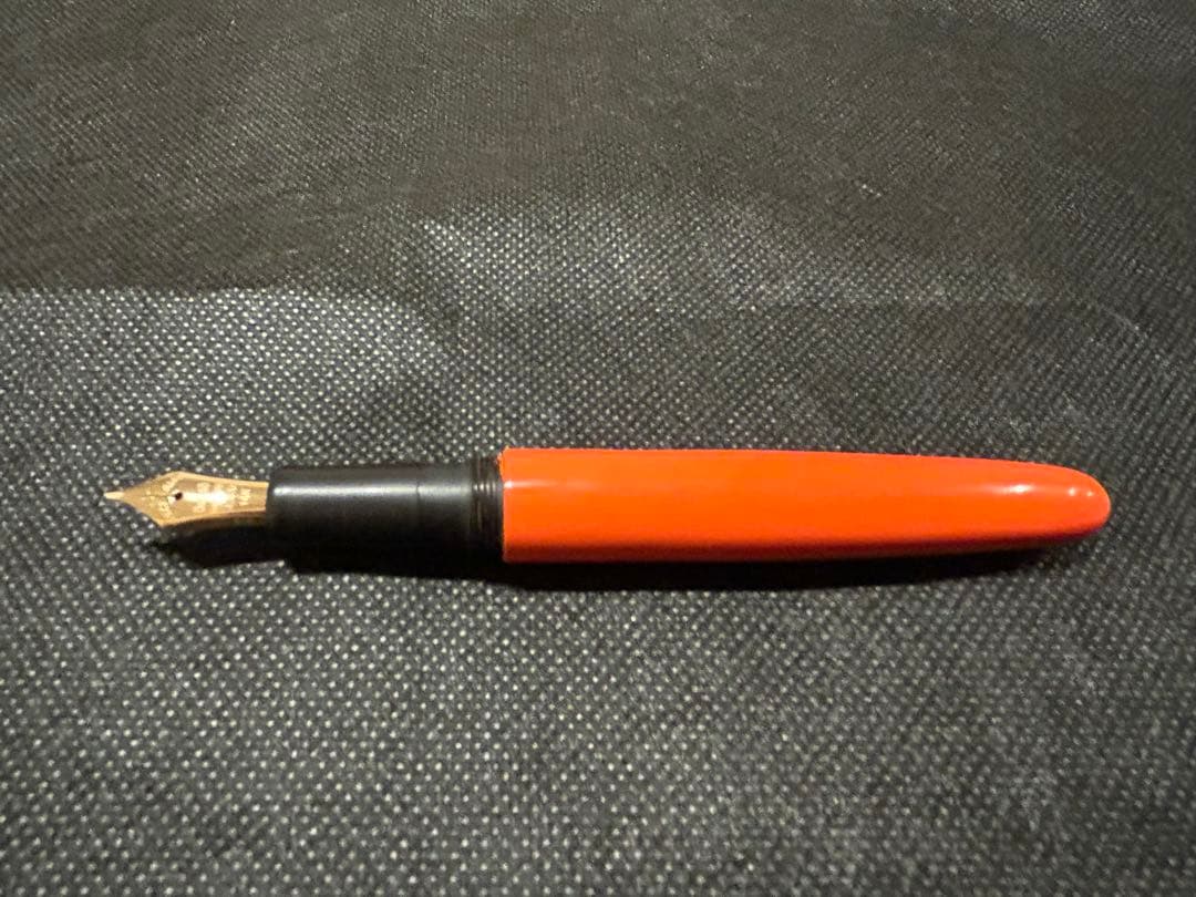 大橋堂　万年筆　漆塗り(朱色)