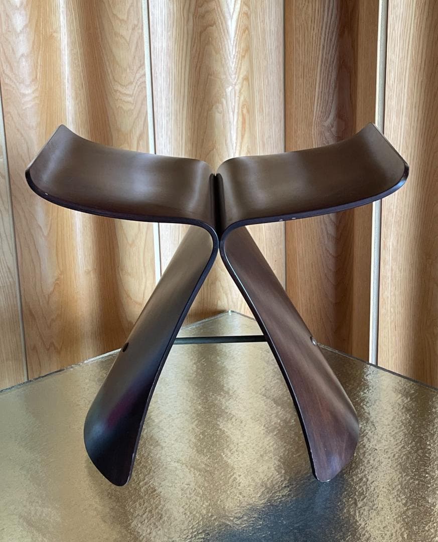 ヴィンテージ バタフライスツール 天童木工 柳宗理