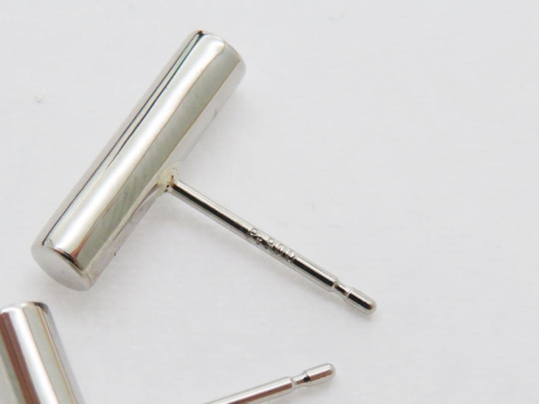 m*a様 Pt900 バーデザインピアス プラチナ素材　地金　新品　おしゃれ　棒
