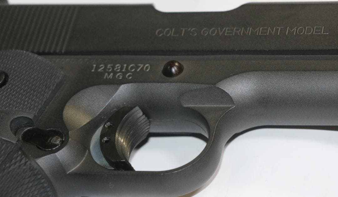 MGC　AＢＳ樹脂製モデルガン コルト GM ＭＫⅣ サテン黒 SPG合法品