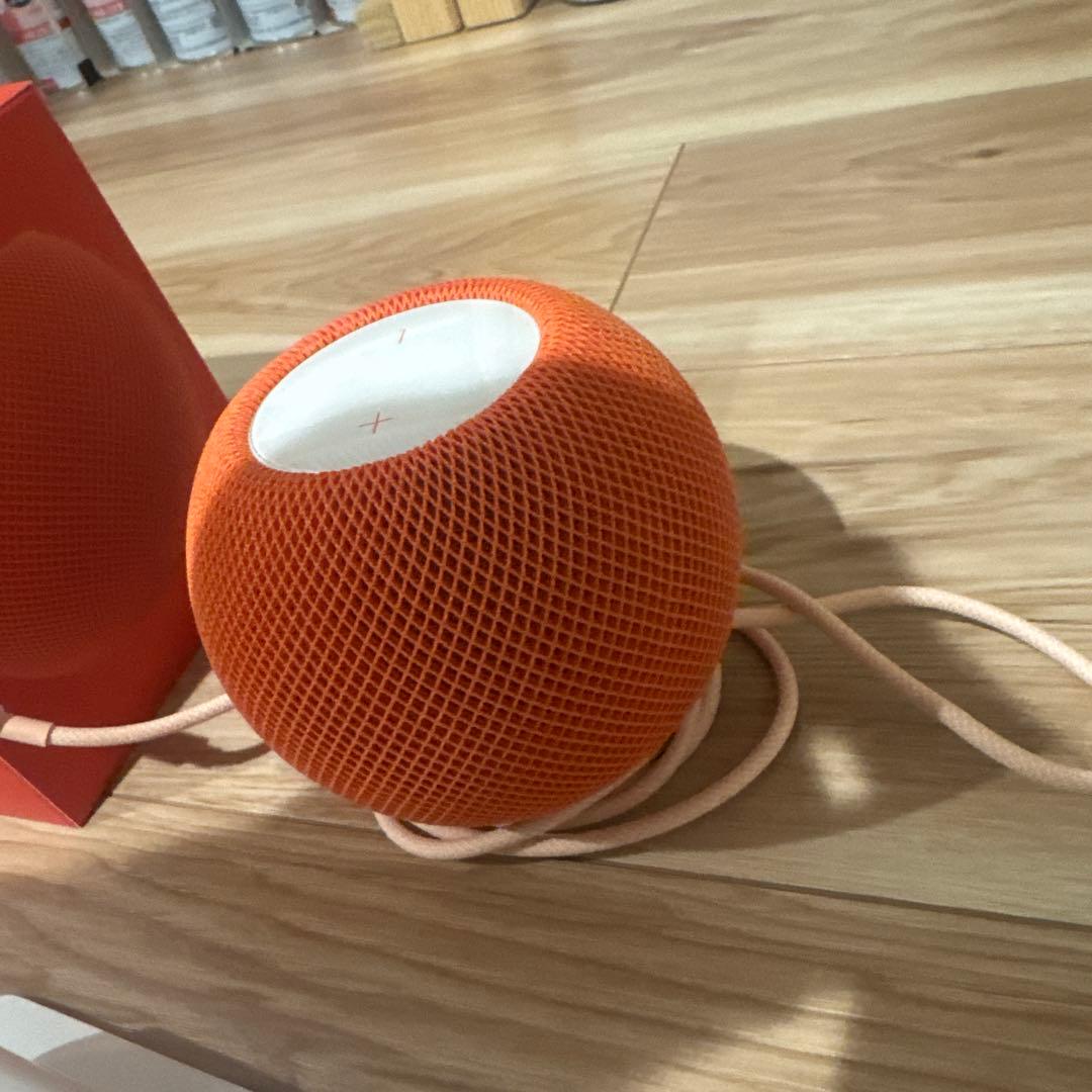 Apple Pod mini オレンジ＋壁掛けホルダー