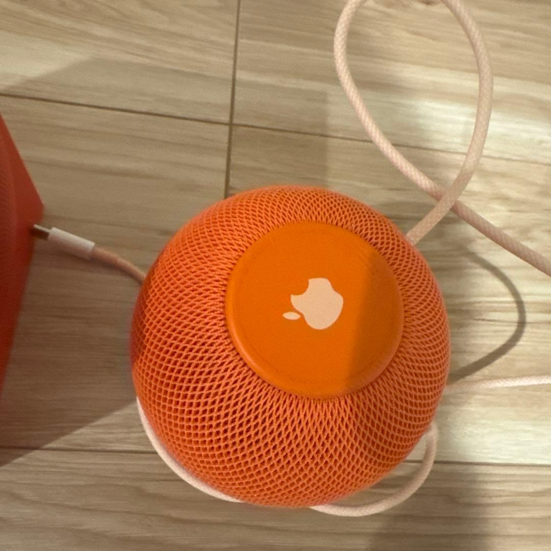 Apple Pod mini オレンジ＋壁掛けホルダー