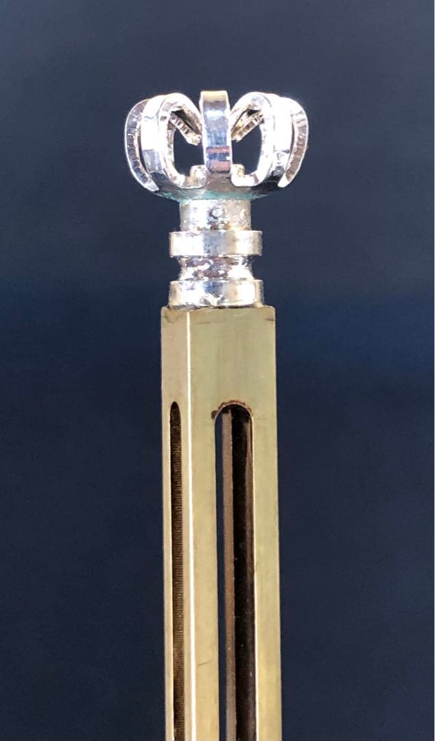 《R》菊頭四方透飾 火箸 金工師 木村清五郎 経歴書 共箱 元箱251216お5