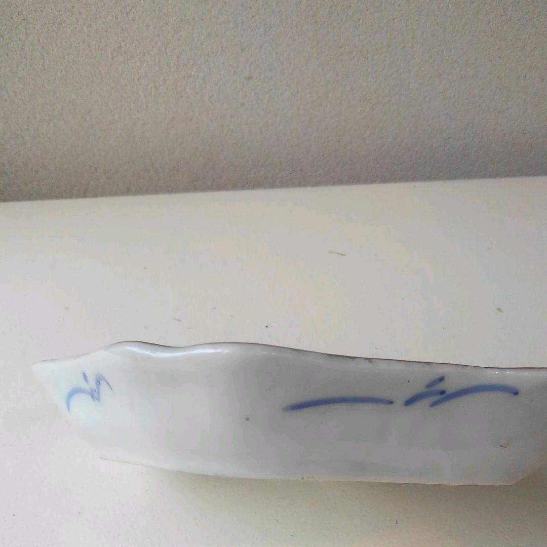 花鳥文角皿　６枚セット