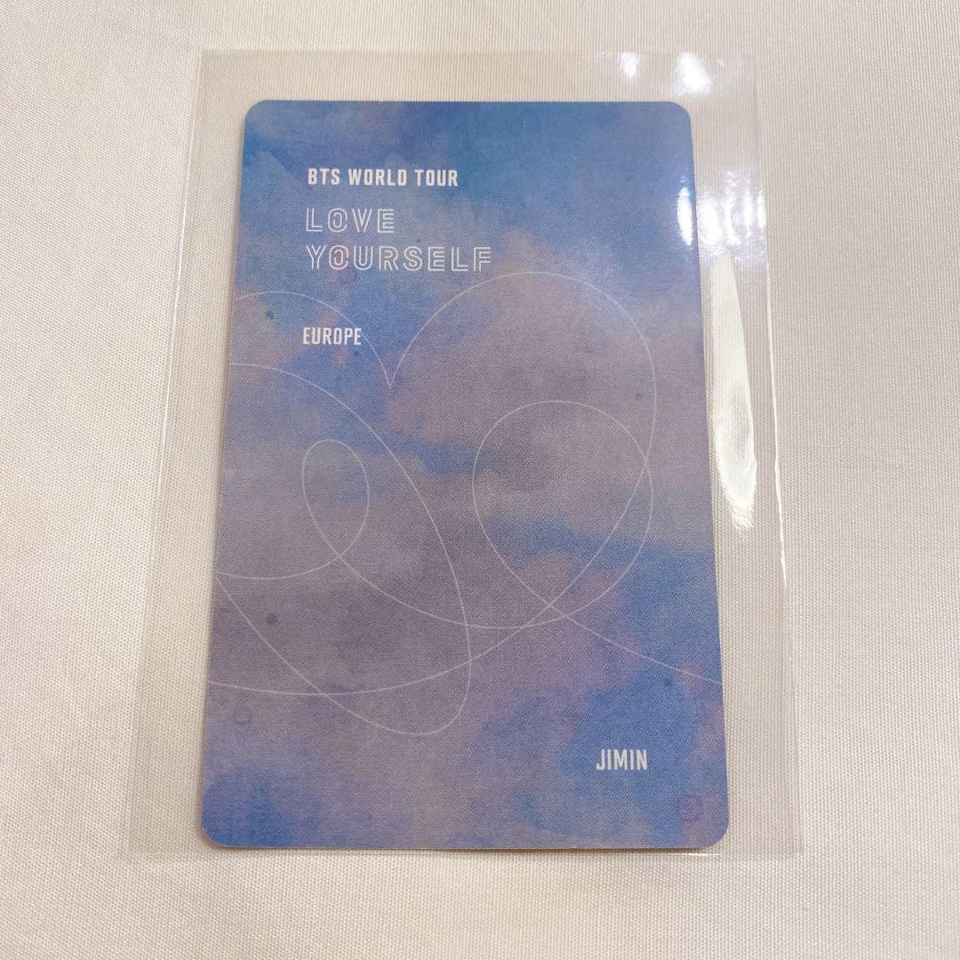 BTS WORLD TOUR LYS EUROPE 公式　トレカ　ジミン