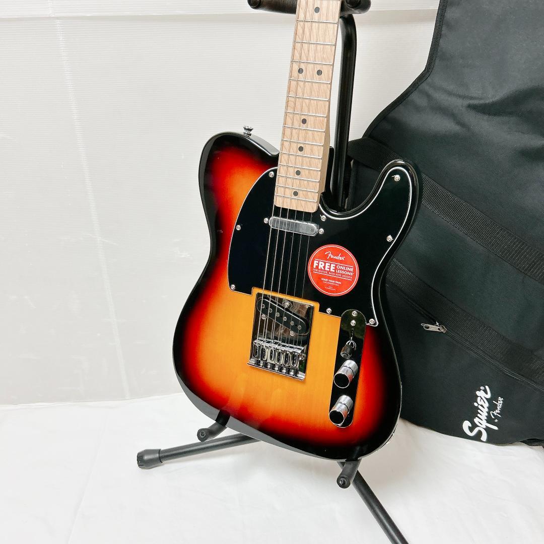 美品 Squier スクワイヤー Telecaster サンバースト テレキャス