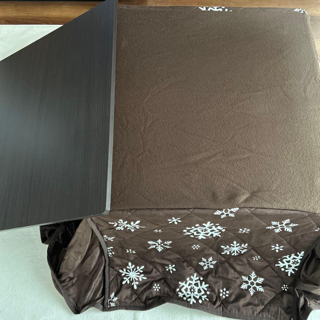 雪の結晶模様 こたつテーブル