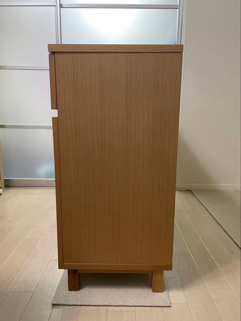 無印良品　オーク材・キャビネット大　サイドボード　廃盤　幅1200mm