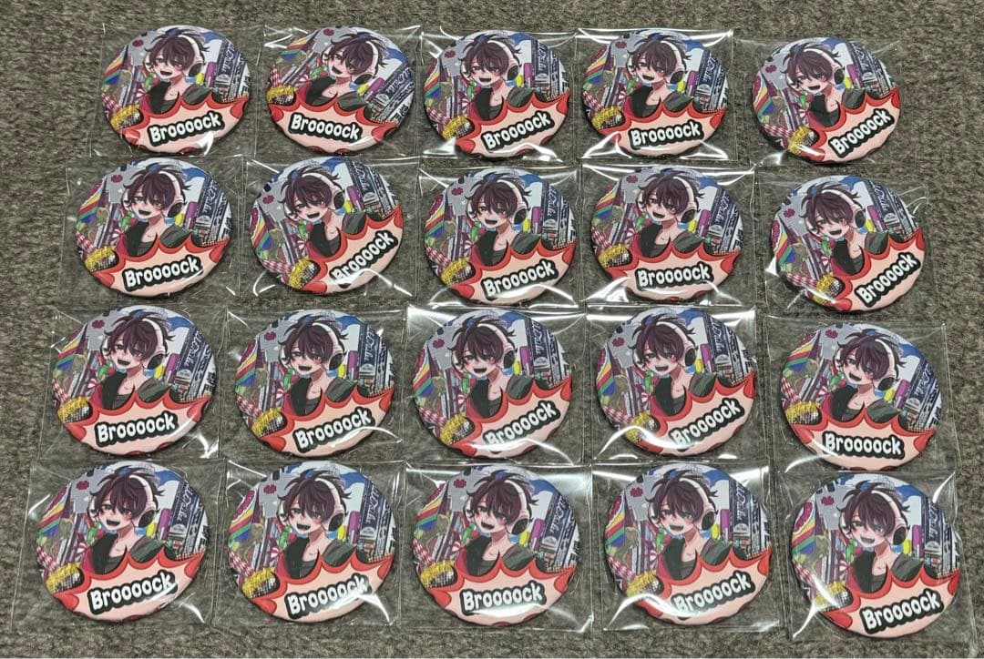 ワイテルズ 缶バッジ タワばら 大阪 缶バッチ Broooock