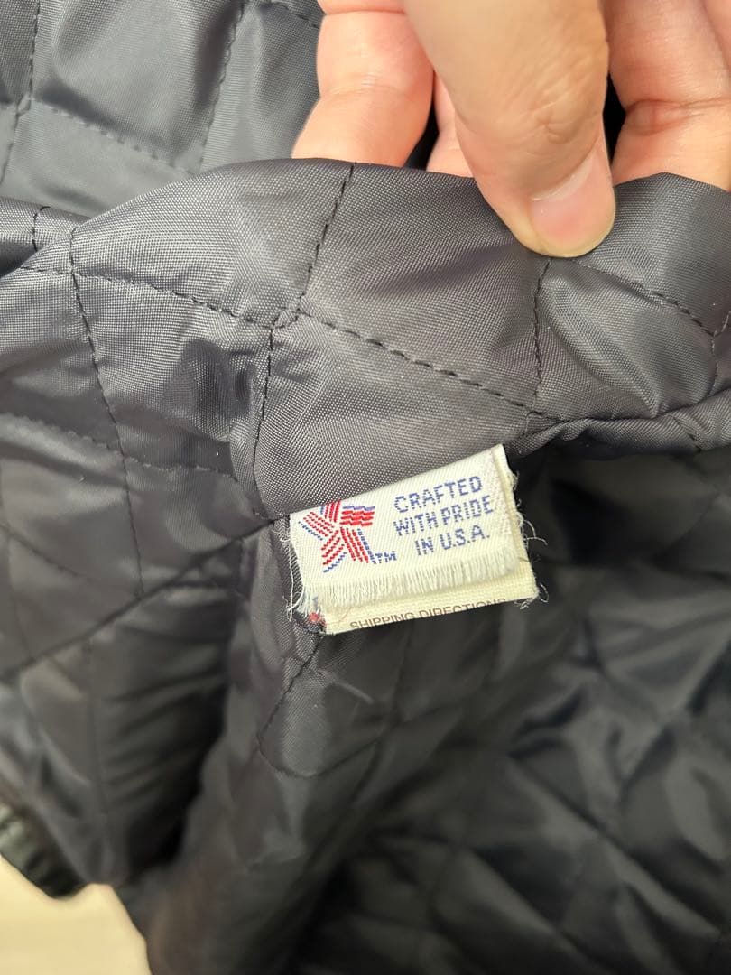 【絶版希少】 schott襟付トラッカーレザージャケット38ブラック黒