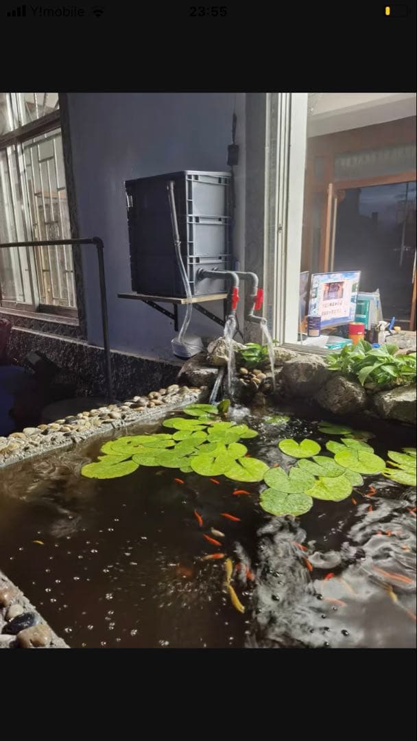 25W水中ポンプ付き　水槽用万能ろ過フィルター 外部式上部濾過装置器アクアリウム