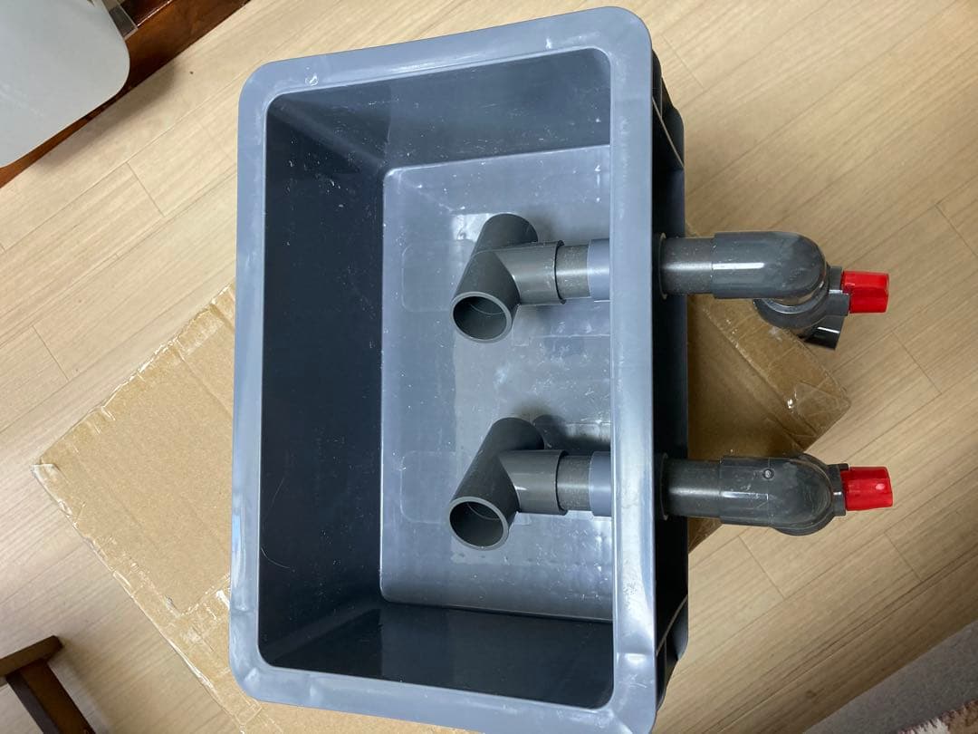 25W水中ポンプ付き　水槽用万能ろ過フィルター 外部式上部濾過装置器アクアリウム