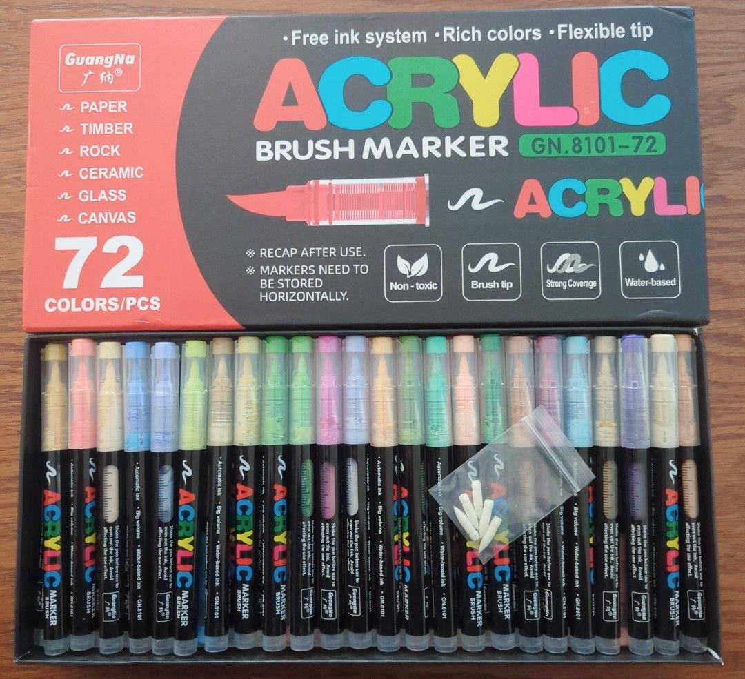 72色 アクリルブラシマーカーセット