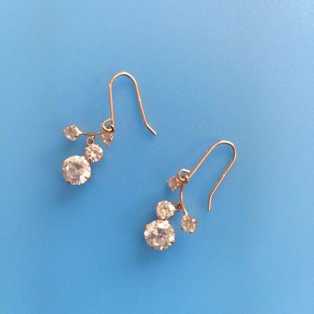 K18 フック ピアス