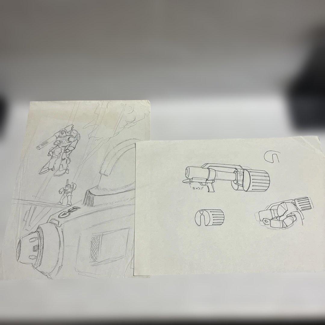 【設定資料・一部手描き】特装機兵ドルバック　A4、B4、B5サイズの用紙