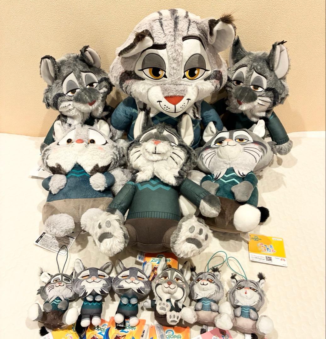 ズートピア2 パウバート BIGぬいぐるみ マスコット ☆12点セット 山田涼介