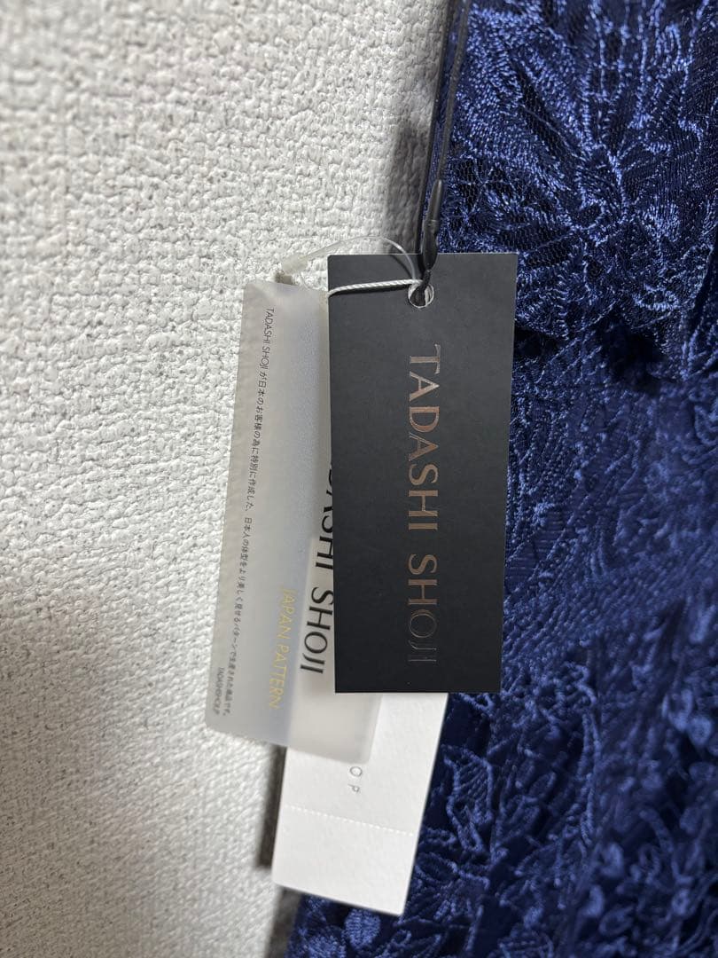 【新品】EPOCA タダシショージ ハイネックシンメトリーレースワンピース