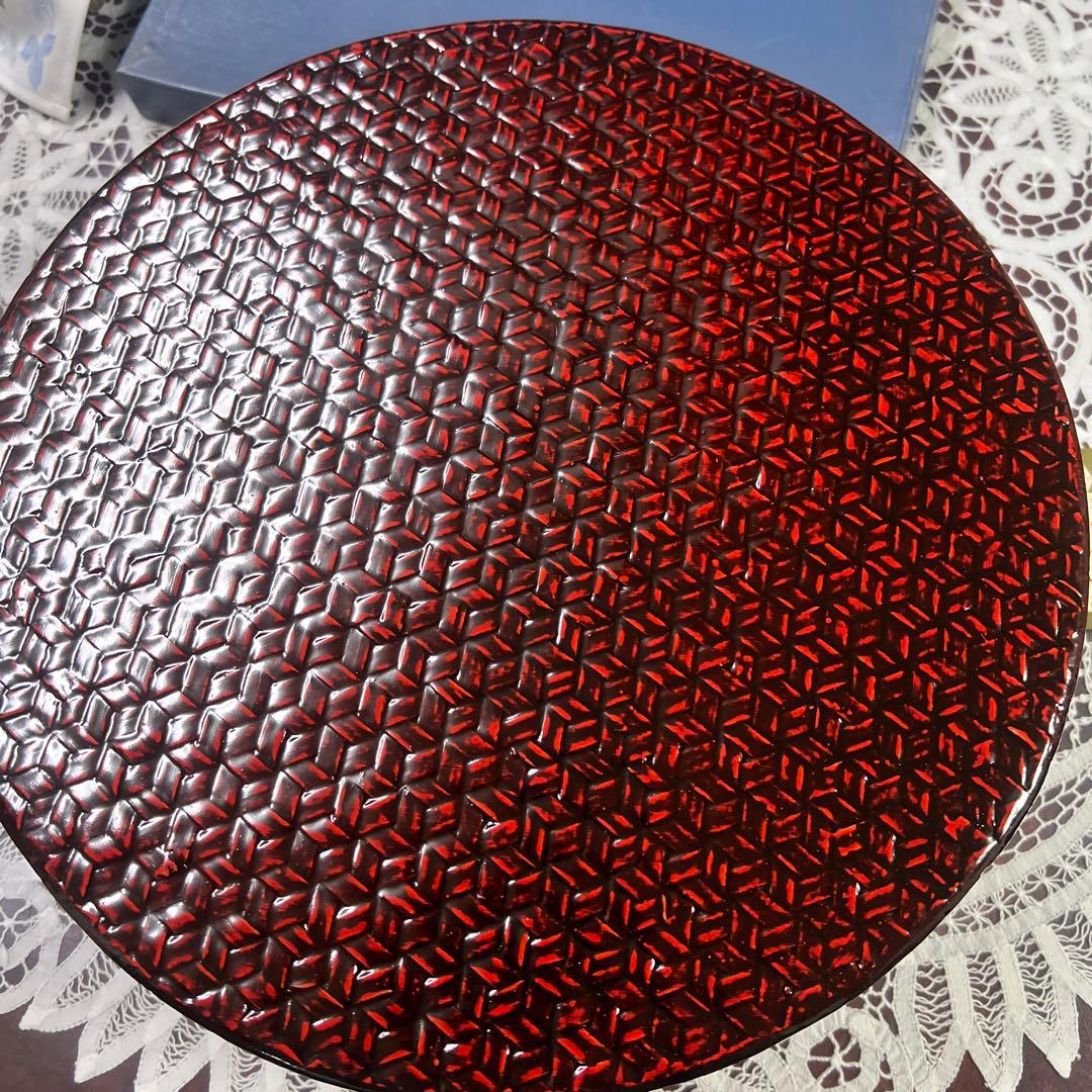 未使用　らんたい漆器 茶櫃　　久留米籃胎漆器