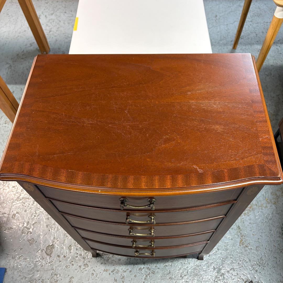 東海家具 Venezia ベネチア クラシック調 5段チェスト キャビネット