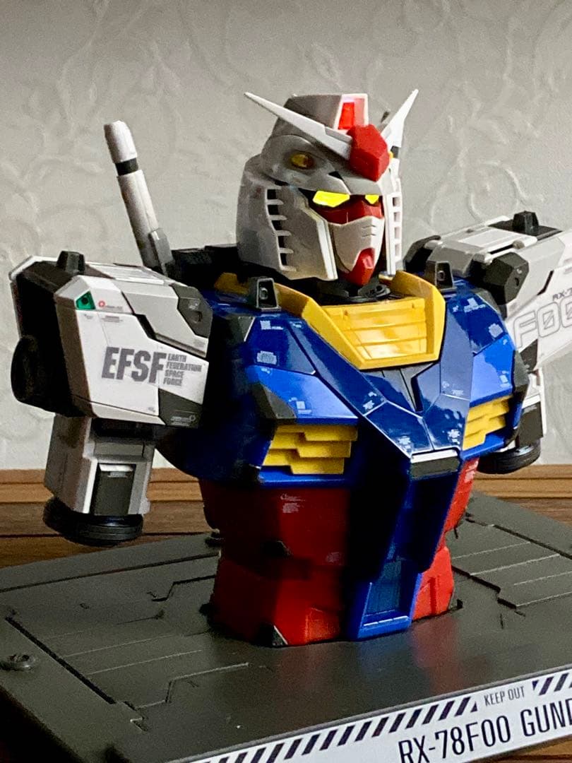 1/48 RX-78F00 ガンダム [BUST MODEL] 【ジャンク品】