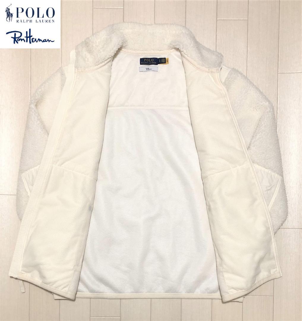 ロンハーマン x ポロ ラルフローレン ハイブリッド フリース ジャケット L